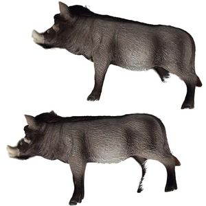 Warthog Sow Schleich #14613 Wild Animal Toy Figurine Toy Animal Vintage Set Of 2